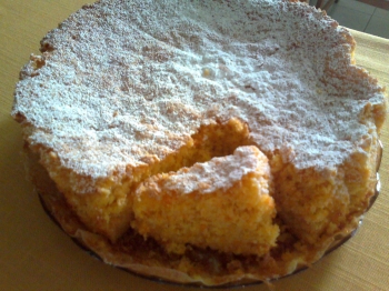 TORTA CAROTE E MANDORLE