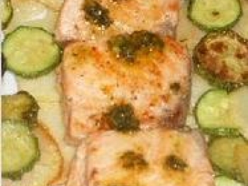 SALMONE AL PESTO