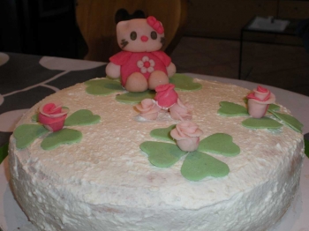 torta di compleanno hello kitty