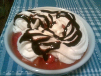 delizia di fragole e panna