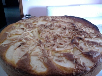 Torta di mele renette e mandorle