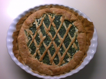 Torta salata agli spinaci