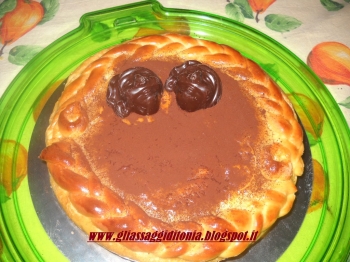Torta Polacca con nutella e nocciole 