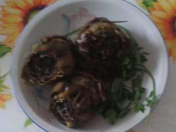 Carciofi alla fiorentina x microonde