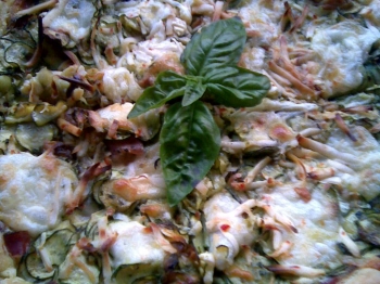 TORTA SALATA CON ZUCCHINE E RICOTTA AL PEPERONCINO