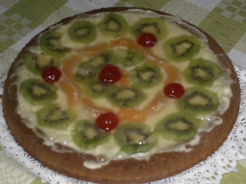 Torta alla frutta per il ricettario