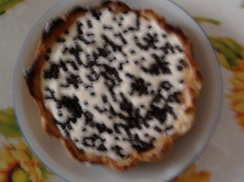 crostata con crema di mascarpone