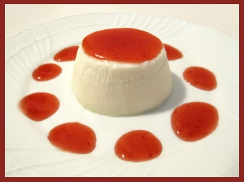 Panna cotta alla fragola