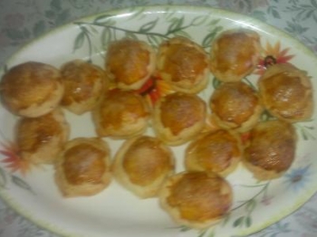 Dolce sfoglia alla crema e mele