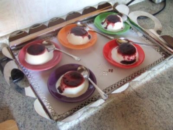 panna cotta ai lamponi