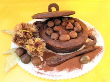 Pentola di castagne