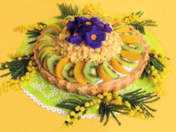 Crostata ''mimosa''