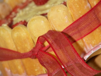 Charlotte al cioccolato bianco e fragole