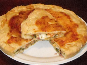 Focaccia rustica con zucchine
