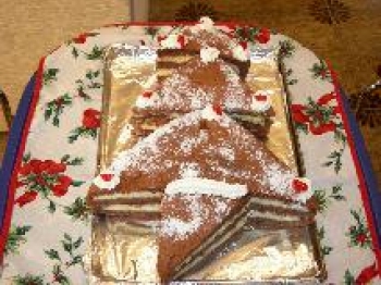 Albero di Natale al cacao