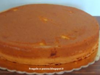 Pan di spagna all'acqua minerale