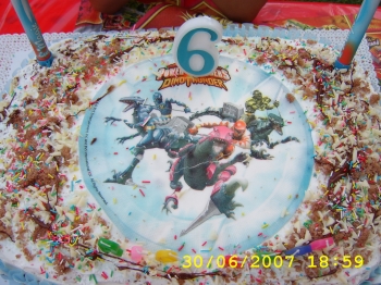Torta power ranger(firma la video ricetta di dolcidee.it)