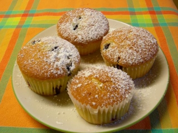 Muffin con i mirtilli