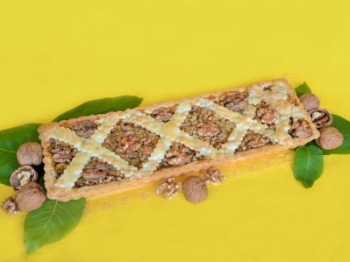 Crostata di noci e fichi
