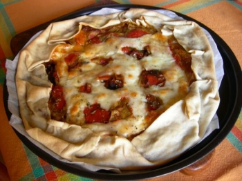 Torta salata con le melanzane