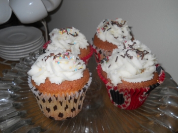 cupcake matilde con glassa al burro