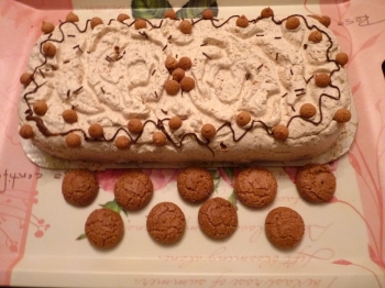 Semifreddo agli amaretti (senza uova)