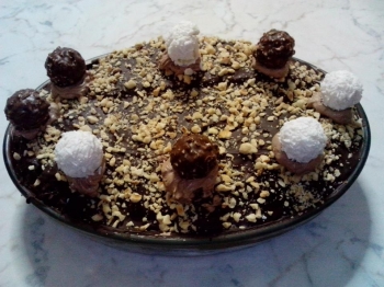torta ferrero rocher