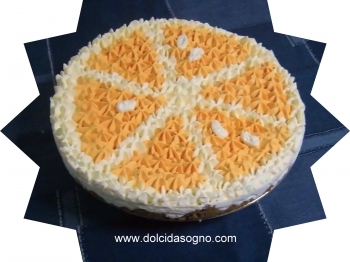 cheesecake all'arancia