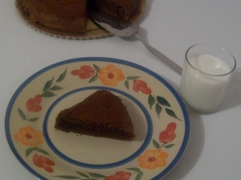 Torta cioccolato e mandorle