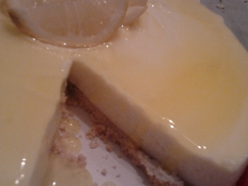 Torta fredda al limone