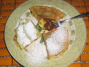 crepes con nutella