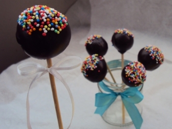 Cake pops al cioccolato