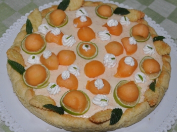 crostata con il melone