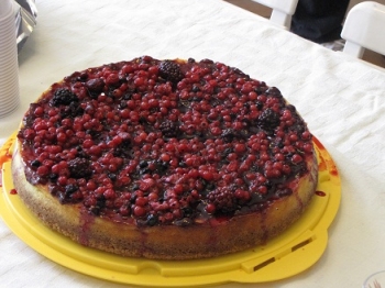 cheesecake ai frutti di bosco