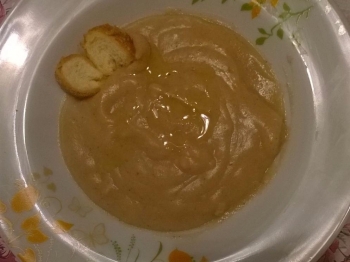 Vellutata di ceci e patate