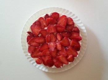 Torta allo yogurt Cameo con fragole