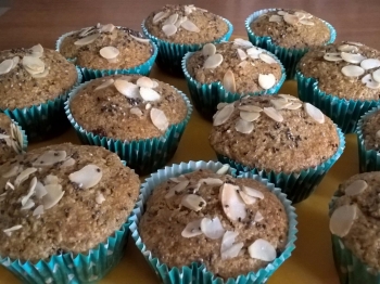 Muffin alla crusca d'avena