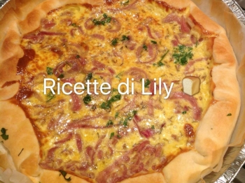 QUICHE di CIPOLLOTTI ROSSI