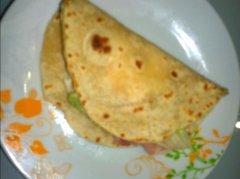 Piadina con olio extravergine d'oliva