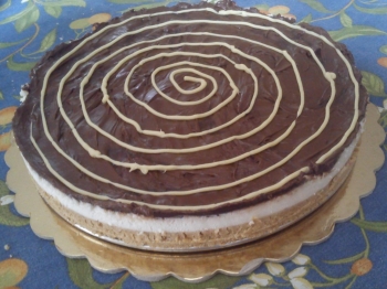Torta fredda Nutella e mascarpone