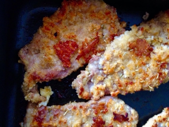 Fettine panate con uovo e formaggio