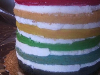 Torta arcobaleno
