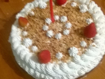 torta alla crema di fragola