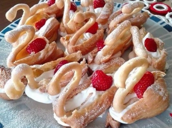Cigni con la panna