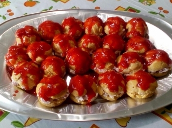 Profiteroles alle fragole