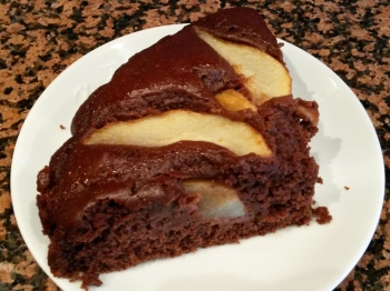 Torta light pere e cioccolato