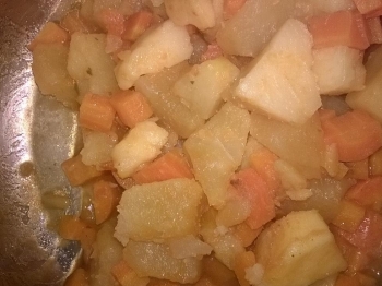patate e carote agli aromi