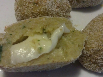 Polpette di melanzane e scamorza