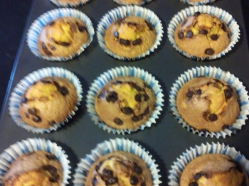 Muffin con gocce di cioccolata!!!