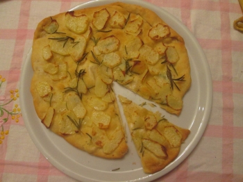 schiacciata con le patate